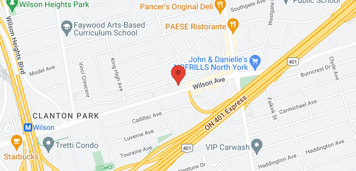 map of 360 WILSON AVE
